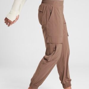 Athlete Cargo Joggers size 10 brown mocha color light weight